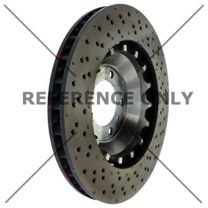 Centric Premium™ OE Style Drilled Brake Rotor for Porsche Cayman - 128.37118
