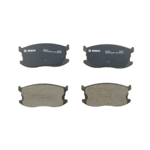 Bosch QuietCast™ Premium Organic Front Disc Brake Pads for 1985 Isuzu I-Mark - BP297