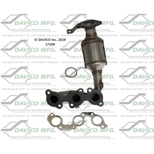 Davico Exhaust Manifold with Integrated Catalytic Converter for 2004 Lexus RX330 - 17108