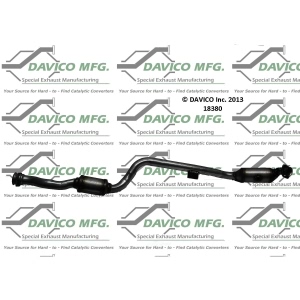 Davico Direct Fit Catalytic Converter and Pipe Assembly for 2007 Mercedes-Benz CLS550 - 18380