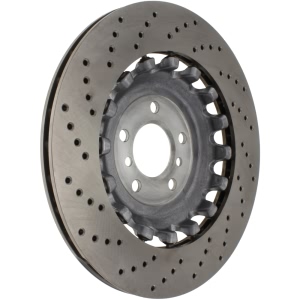 Centric SportStop Drilled 1-Piece Rear Passenger Side Brake Rotor for 2016 BMW M6 - 128.34153