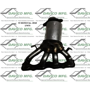 Davico Exhaust Manifold with Integrated Catalytic Converter for 2015 Mitsubishi Outlander Sport - 17475
