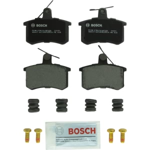 Bosch QuietCast™ Premium Organic Rear Disc Brake Pads for 1990 Audi 90 Quattro - BP228