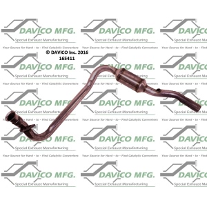 Davico Direct Fit Catalytic Converter and Pipe Assembly for 1998 GMC K2500 Suburban - 165411