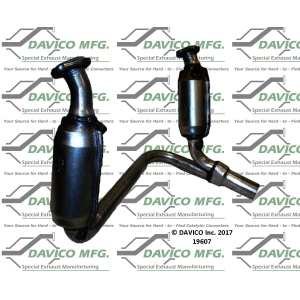 Davico Direct Fit Catalytic Converter for 2004 Dodge Durango - 19607