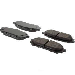 Centric Posi Quiet™ Extended Wear Semi-Metallic Rear Disc Brake Pads for Saab 9-2X - 106.10040