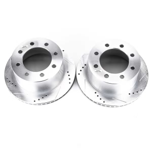 Power Stop PowerStop Evolution Performance Drilled, Slotted& Plated Brake Rotor Pair for Dodge Ram 3500 - AR8753XPR