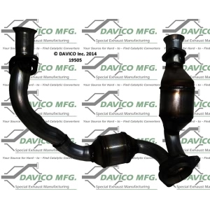 Davico Direct Fit Catalytic Converter and Pipe Assembly for 2000 Ford Ranger - 19505