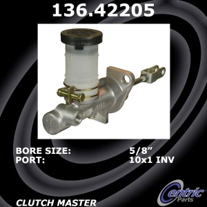 Centric Premium Clutch Master Cylinder for Nissan 300ZX - 136.42205