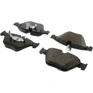 Centric Posi Quiet™ Extended Wear Semi-Metallic Front Disc Brake Pads for 2010 BMW 335i xDrive - 106.09181