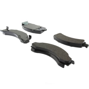 Centric Posi Quiet™ Extended Wear Semi-Metallic Front Disc Brake Pads for 1986 Chevrolet P30 - 106.05430