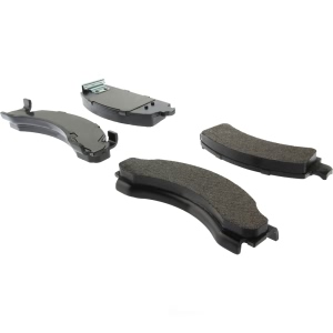 Centric Posi Quiet™ Extended Wear Semi-Metallic Front Disc Brake Pads for 1985 GMC C3500 - 106.05430