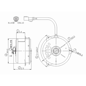 TYC Engine Cooling Fan Motor for 2002 Acura RSX - 631000