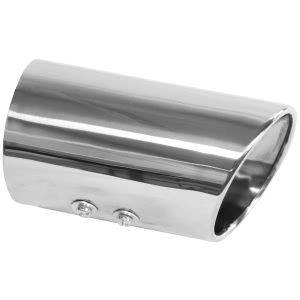 Walker Steel Passenger Side Round Angle Cut Bolt On Chrome Exhaust Tip for Mazda CX-9 - 36400