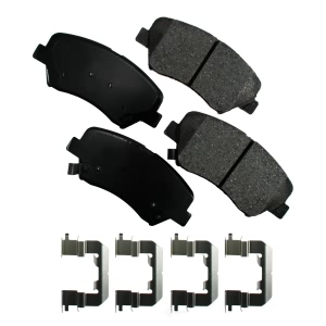 Akebono Pro-ACT™ Ultra-Premium Ceramic Front Disc Brake Pads for 2013 Kia Sorento - ACT1543