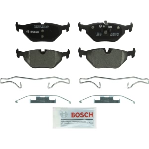 Bosch QuietCast™ Premium Organic Rear Disc Brake Pads for 2004 Saab 9-5 - BP763