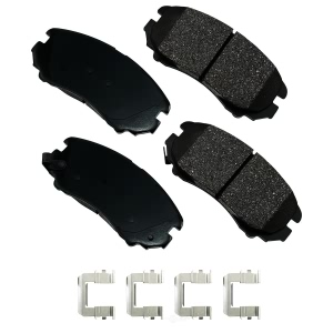 Akebono Pro-ACT™ Ultra-Premium Ceramic Front Disc Brake Pads for 2010 Saab 9-5 - ACT924A