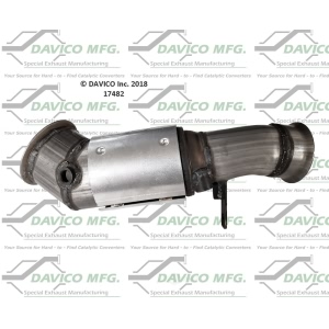 Davico Direct Fit Catalytic Converter for 2013 BMW 335i xDrive - 17482