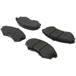 Centric Posi-Quiet Ceramic Brake Pads With Shims And Hardware for 2000 Hyundai Elantra - 105.07001