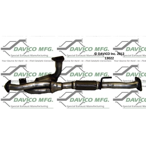 Davico Direct Fit Catalytic Converter and Pipe Assembly for 2000 Infiniti I30 - 13022