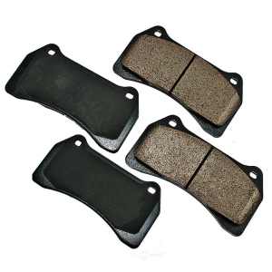 Akebono EURO™ Ultra-Premium Ceramic Front Disc Brake Pads for 2006 Jaguar XJR - EUR938