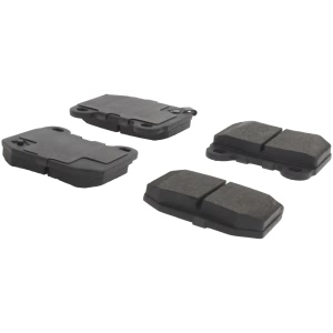 Centric Posi Quiet™ Semi-Metallic Rear Disc Brake Pads for 2003 Mitsubishi Lancer - 104.09611