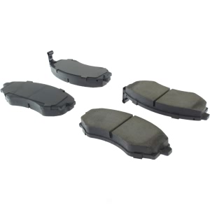 Centric Posi Quiet™ Semi-Metallic Front Disc Brake Pads for 2001 Hyundai Elantra - 104.07001