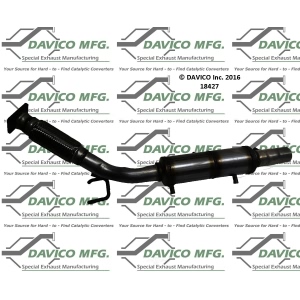 Davico Direct Fit Catalytic Converter and Pipe Assembly for 2013 Volkswagen Passat - 18427