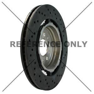 Centric Premium™ OE Style Drilled Brake Rotor for Alfa Romeo Giulia - 128.02013