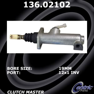 Centric Premium Clutch Master Cylinder for 1989 Alfa Romeo Milano - 136.02102