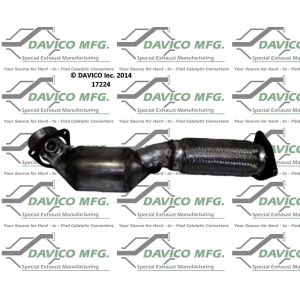 Davico Direct Fit Catalytic Converter and Pipe Assembly for 2004 Volkswagen Touareg - 17224