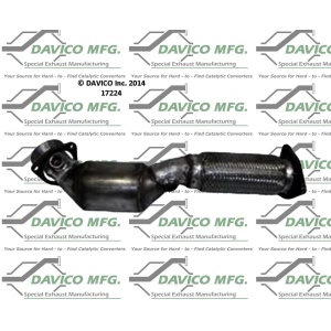 Davico Direct Fit Catalytic Converter and Pipe Assembly for 2006 Volkswagen Touareg - 17224