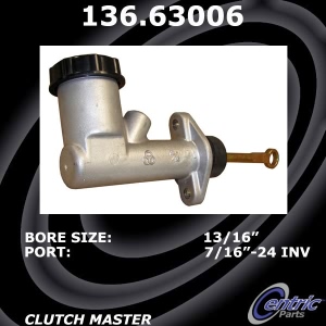 Centric Premium Clutch Master Cylinder for 1984 Jeep Scrambler - 136.63006