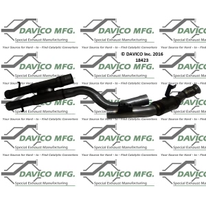 Davico Direct Fit Catalytic Converter and Pipe Assembly for 2009 Mercedes-Benz S600 - 18423