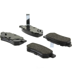 Centric Posi Quiet™ Extended Wear Semi-Metallic Front Disc Brake Pads for 1992 Acura Integra - 106.03740