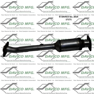 Davico Direct Fit Catalytic Converter and Pipe Assembly for 2008 Nissan Pathfinder - 17171