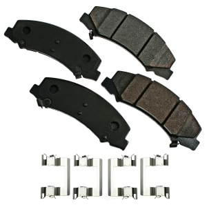 Akebono Proact Ultra Premium™ Ceramic Disc Brake Pad Kit for 2011 Chevrolet Impala - ACT1159