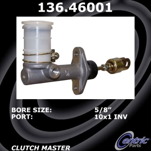 Centric Premium Clutch Master Cylinder for 1984 Mitsubishi Mighty Max - 136.46001