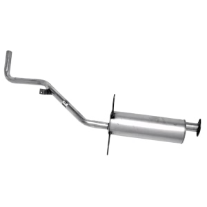 Walker Quiet Flow Stainless Steel Round Aluminized Exhaust Muffler And Pipe Assembly for 1986 Nissan D21 - 55020
