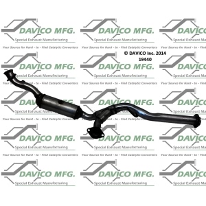 Davico Direct Fit Catalytic Converter and Pipe Assembly for 2007 Mazda B3000 - 19440