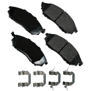 Akebono Pro-ACT™ Ultra-Premium Ceramic Front Disc Brake Pads for Nissan 370Z - ACT888A