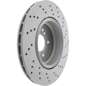 Centric SportStop Drilled 1-Piece Rear Driver Side Brake Rotor for 2011 BMW 1 Series M - 128.34110