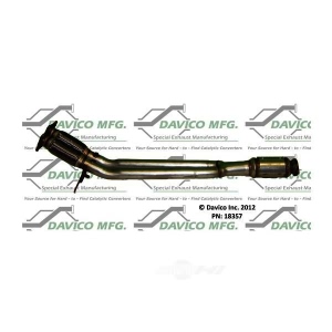 Davico Direct Fit Catalytic Converter and Pipe Assembly for 2003 Volvo S80 - 18357