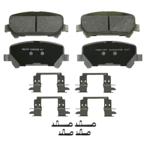 Wagner Thermoquiet Ceramic Rear Disc Brake Pads for 2016 Chevrolet Colorado - QC1806