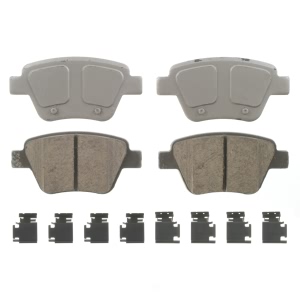 Wagner Thermoquiet Ceramic Rear Disc Brake Pads for Volkswagen Jetta - QC1456