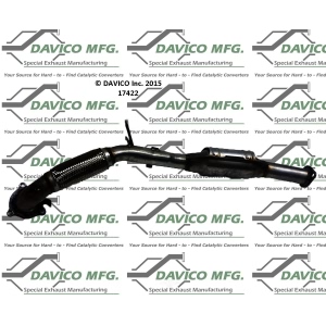 Davico Direct Fit Catalytic Converter and Pipe Assembly for 2005 Volvo XC70 - 17422