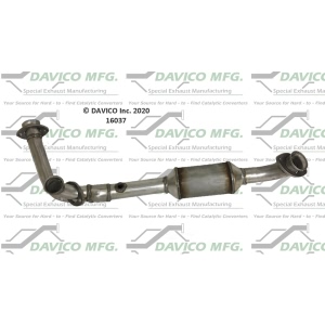 Davico Direct Fit Catalytic Converter and Pipe Assembly for 1985 Mercedes-Benz 380SL - 16037