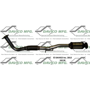 Davico Direct Fit Catalytic Converter and Pipe Assembly for 1998 Toyota Camry - 16118