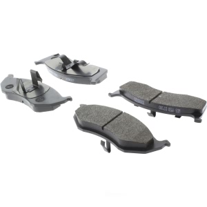 Centric Posi Quiet™ Semi-Metallic Front Disc Brake Pads for 1999 Chrysler 300M - 104.07300