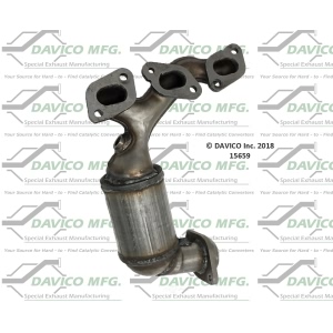 Davico Exhaust Manifold with Integrated Catalytic Converter for 2008 Mazda Tribute - 15659